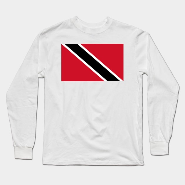 Flag of Trinidad and Tobago Long Sleeve T-Shirt by COUNTRY FLAGS